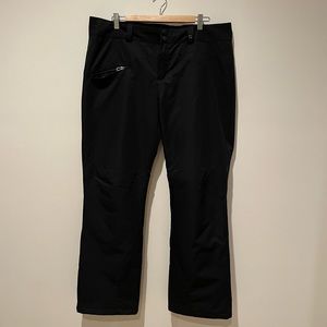 Black Obermeyer Ski Pants, Size 14/XL